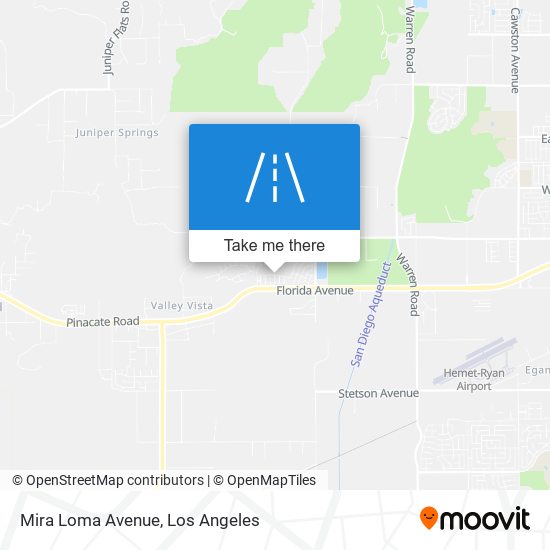 Mapa de Mira Loma Avenue
