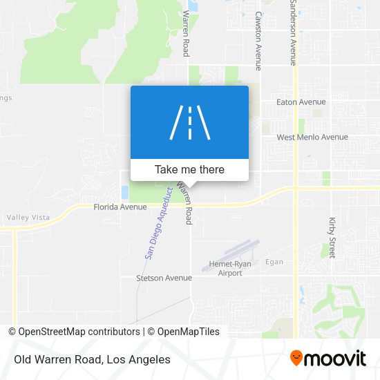 Old Warren Road map