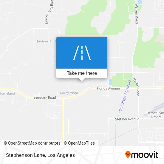 Stephenson Lane map