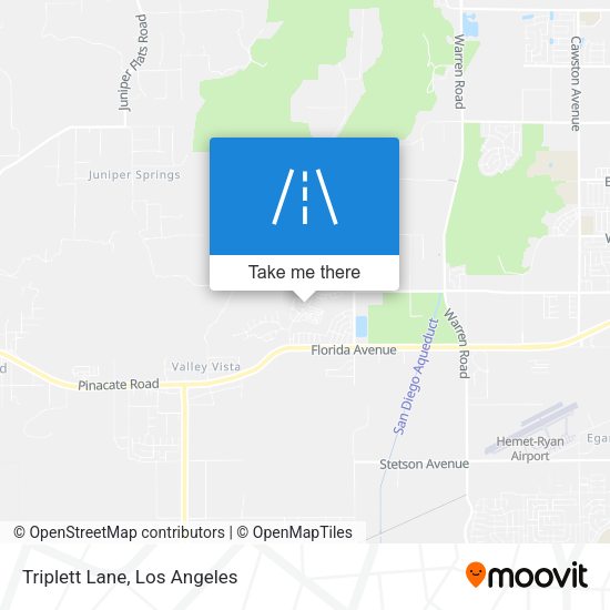Mapa de Triplett Lane