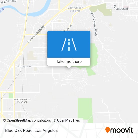 Mapa de Blue Oak Road