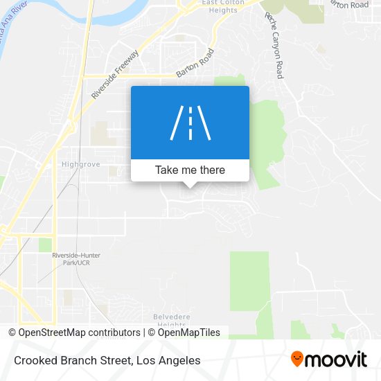 Mapa de Crooked Branch Street
