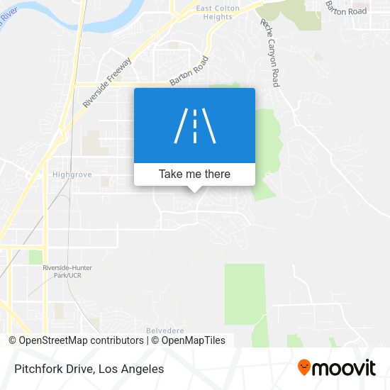 Pitchfork Drive map