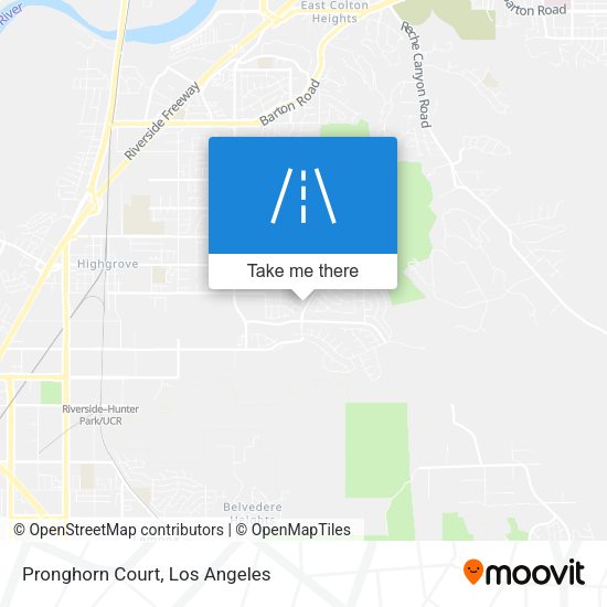 Pronghorn Court map