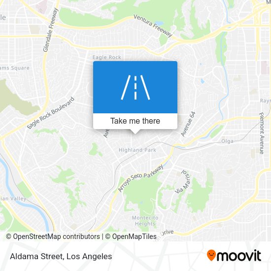 Mapa de Aldama Street