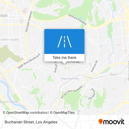 Mapa de Buchanan Street