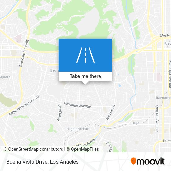 Buena Vista Drive map