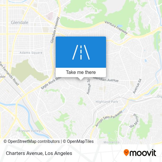 Charters Avenue map