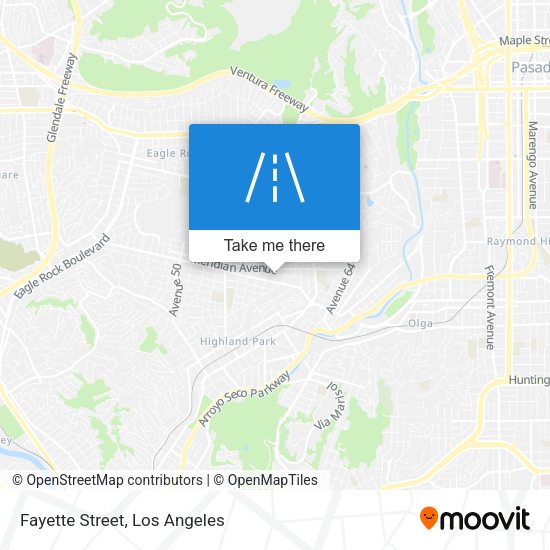 Mapa de Fayette Street