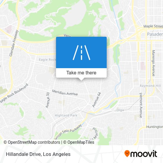 Hillandale Drive map