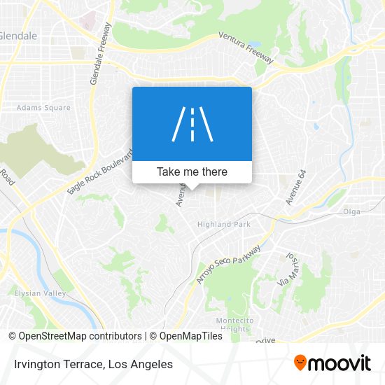 Irvington Terrace map