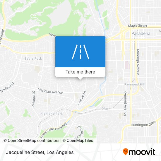 Mapa de Jacqueline Street
