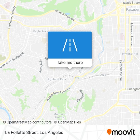 La Follette Street map