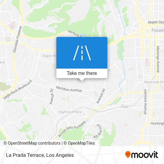 La Prada Terrace map
