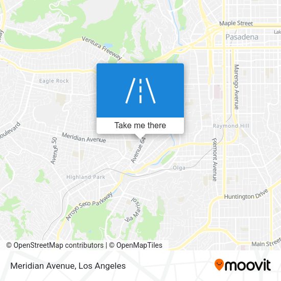 Mapa de Meridian Avenue