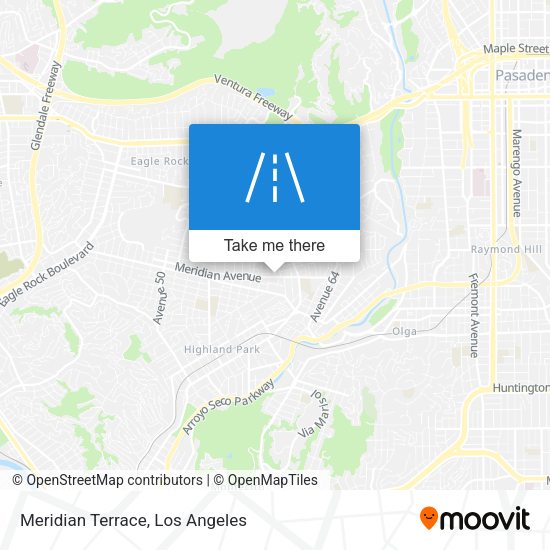 Meridian Terrace map