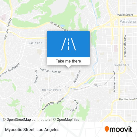 Myosotis Street map