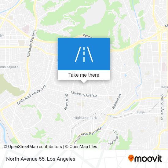 North Avenue 55 map