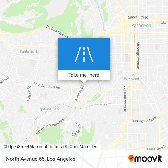 North Avenue 65 map