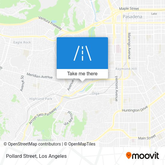 Pollard Street map