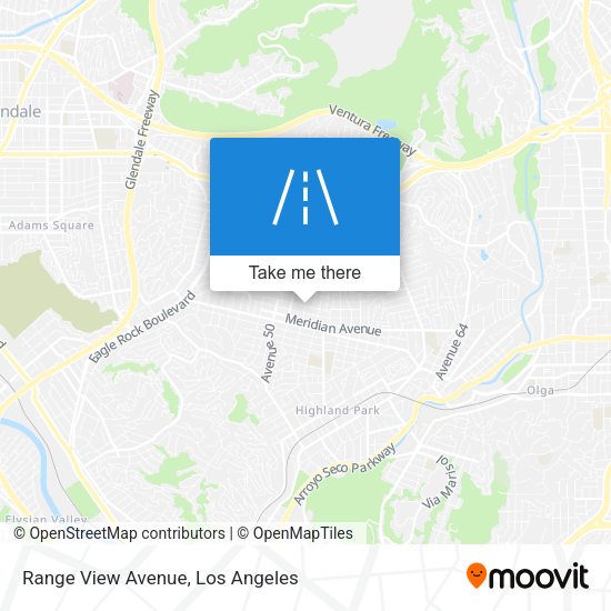 Range View Avenue map
