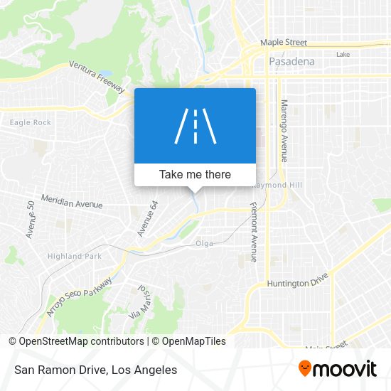 San Ramon Drive map