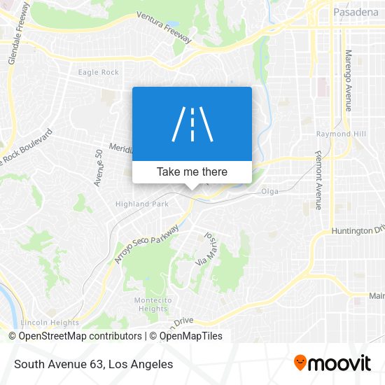 Mapa de South Avenue 63