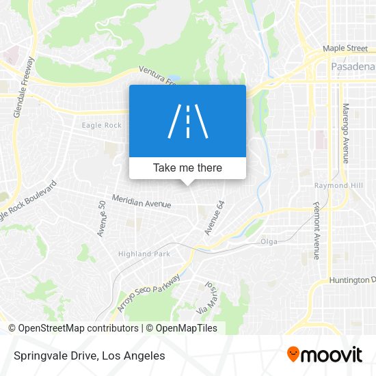 Mapa de Springvale Drive