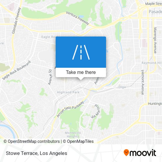 Stowe Terrace map