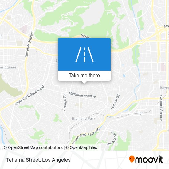 Tehama Street map