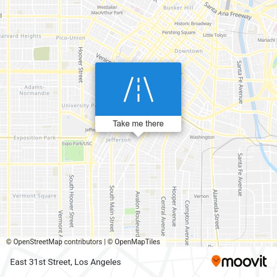 Mapa de East 31st Street