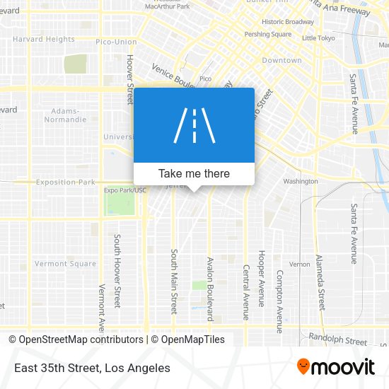 Mapa de East 35th Street