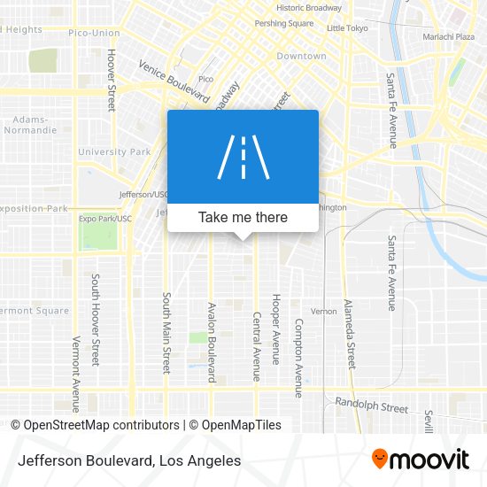 Mapa de Jefferson Boulevard