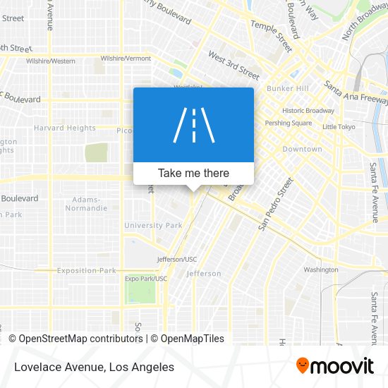Mapa de Lovelace Avenue