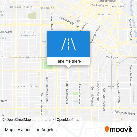 Mapa de Maple Avenue