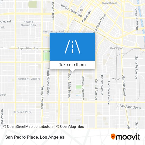 Mapa de San Pedro Place