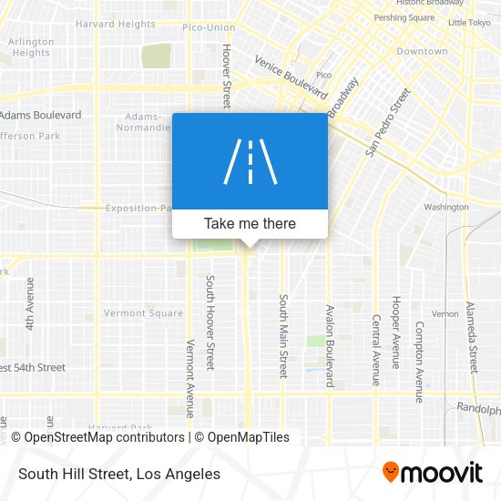 South Hill Street map