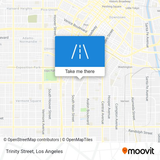 Trinity Street map