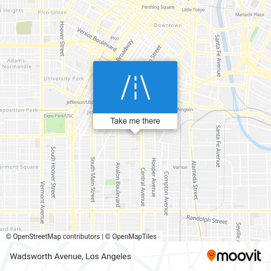 Mapa de Wadsworth Avenue