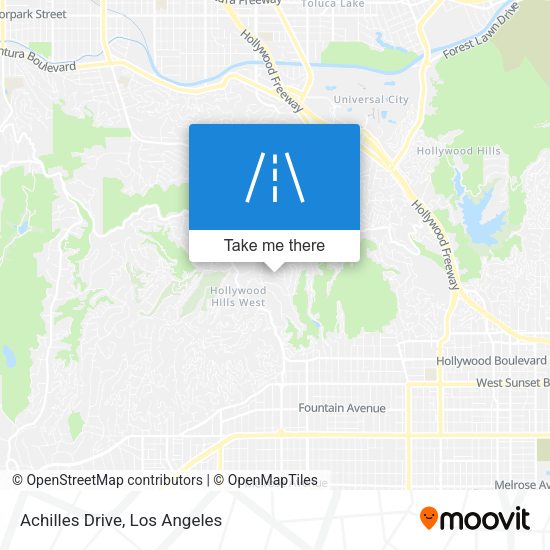 Achilles Drive map