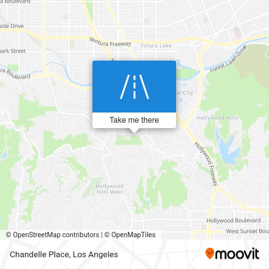 Mapa de Chandelle Place