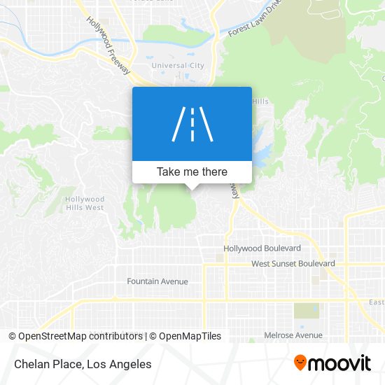 Chelan Place map