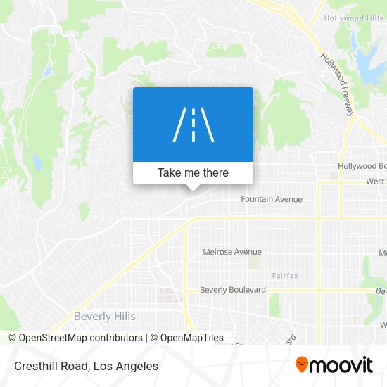 Cresthill Road map