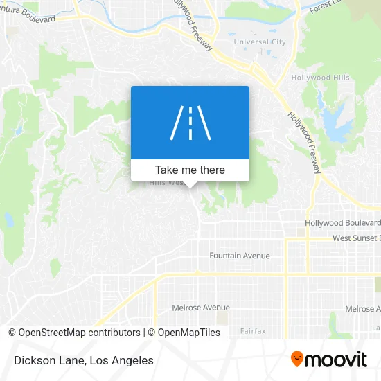 Dickson Lane map