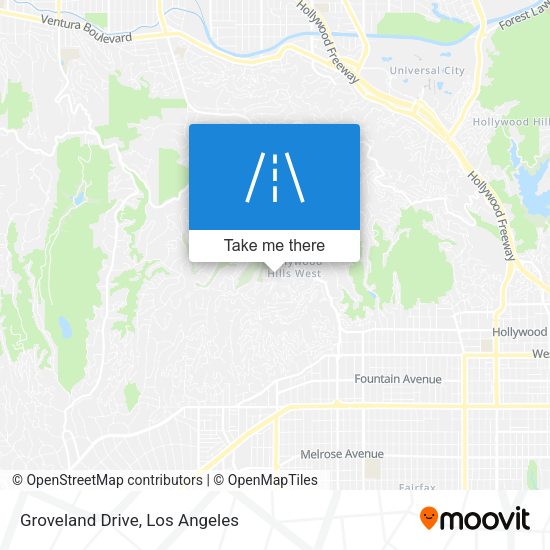 Groveland Drive map