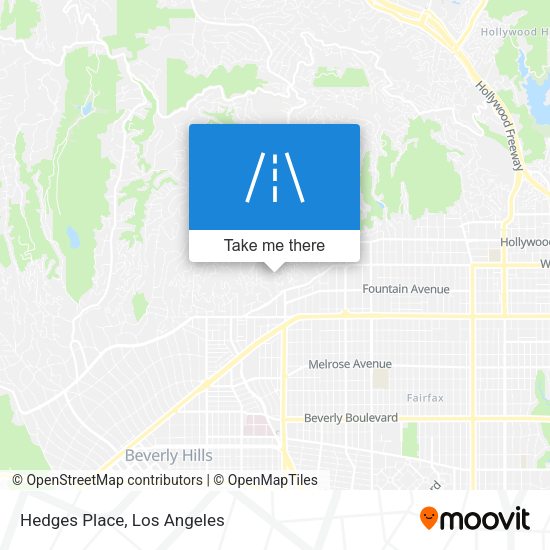 Mapa de Hedges Place