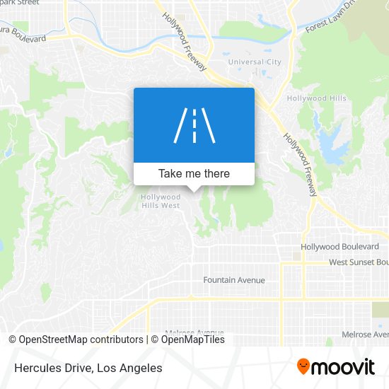 Mapa de Hercules Drive