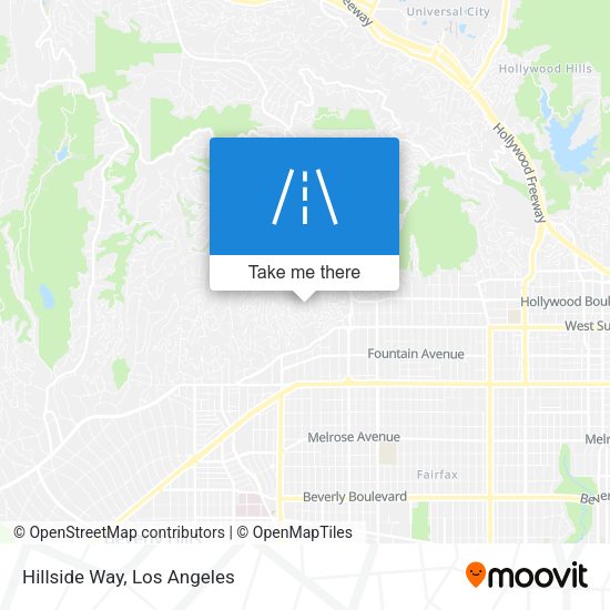 Mapa de Hillside Way