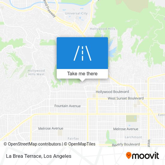 Mapa de La Brea Terrace