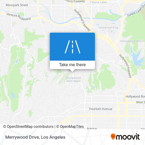 Merrywood Drive map